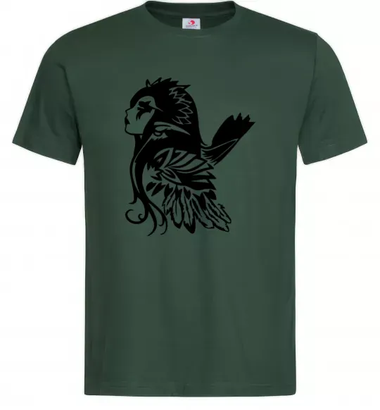 Чоловіча футболка Warcraft Elf Темно-зелений фото