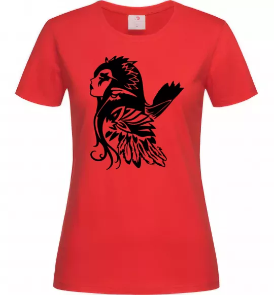 Жіноча футболка Warcraft Elf Червоний фото