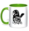 Чашка с цветной ручкой Warcraft Elf Зеленый фото