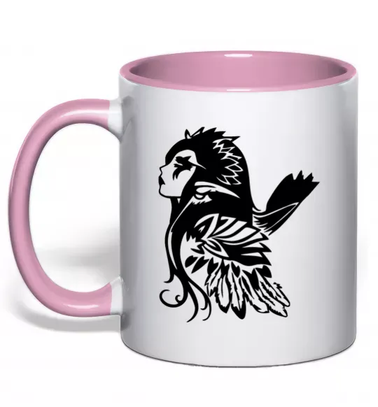 Чашка с цветной ручкой Warcraft Elf Нежно розовый фото