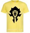 Чоловіча футболка The Bifactional Warcraft Symbol Лимонний фото
