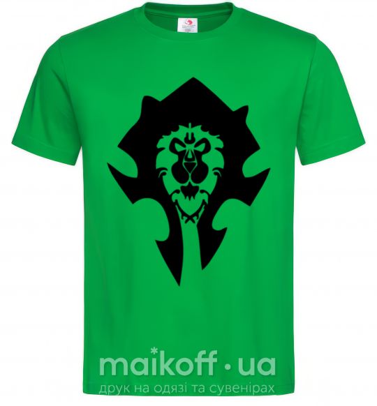 Мужская футболка The Bifactional Warcraft Symbol Зеленый фото