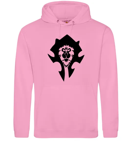 Чоловіча толстовка (худі) The Bifactional Warcraft Symbol Рожевий фото