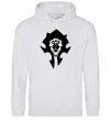 Чоловіча толстовка (худі) The Bifactional Warcraft Symbol Сірий меланж Чоловіча толстовка (худі) The Bifactional Warcraft Symbol Сірий меланж фото
