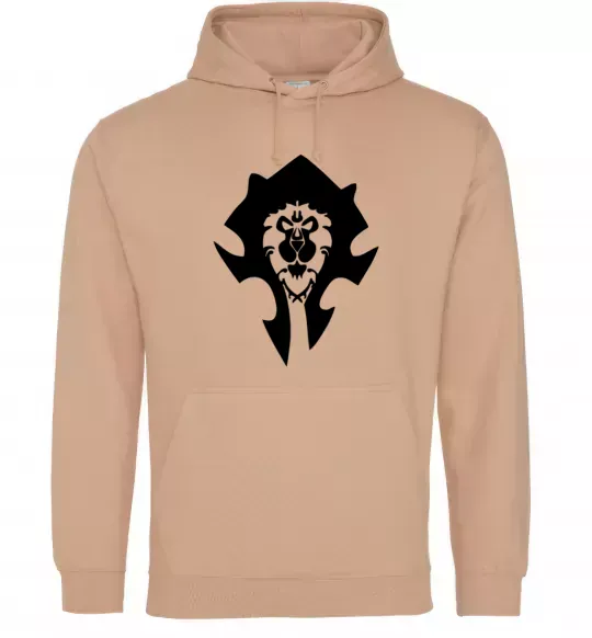 Жіноча толстовка (худі) The Bifactional Warcraft Symbol Пісочний фото