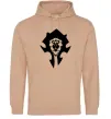 Жіноча толстовка (худі) The Bifactional Warcraft Symbol Пісочний фото