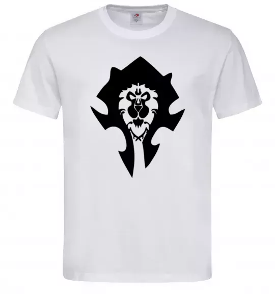 Чоловіча футболка The Bifactional Warcraft Symbol Білий фото