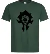 Чоловіча футболка The Bifactional Warcraft Symbol Темно-зелений фото