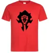 Чоловіча футболка The Bifactional Warcraft Symbol Червоний фото