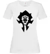 Жіноча футболка The Bifactional Warcraft Symbol Білий фото