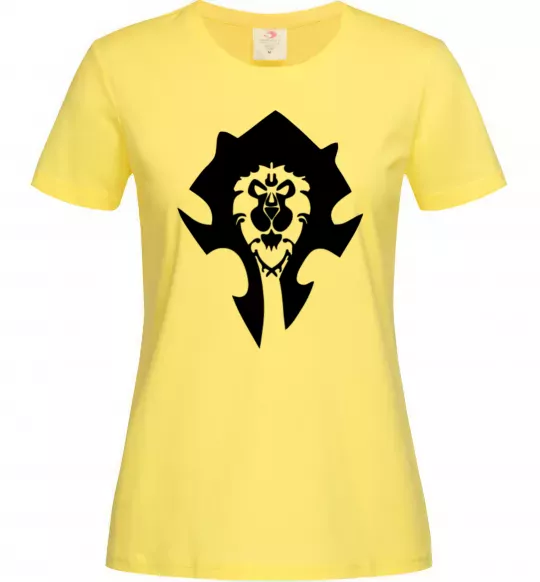 Жіноча футболка The Bifactional Warcraft Symbol Лимонний фото