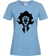 Жіноча футболка The Bifactional Warcraft Symbol Блакитний фото