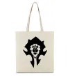 Эко-сумка The Bifactional Warcraft Symbol Бежевый фото