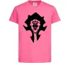 Детская футболка The Bifactional Warcraft Symbol Ярко-розовый фото