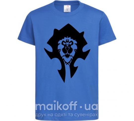 Дитяча футболка The Bifactional Warcraft Symbol Яскраво-синій фото