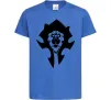 Детская футболка The Bifactional Warcraft Symbol Ярко-синий фото