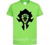 Детская футболка The Bifactional Warcraft Symbol Лаймовый фото