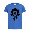 Детская футболка The Bifactional Warcraft Symbol Ярко-синий фото