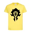 Детская футболка The Bifactional Warcraft Symbol Лимонный фото