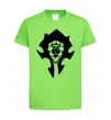 Детская футболка The Bifactional Warcraft Symbol Лаймовый фото