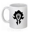Чашка керамическая The Bifactional Warcraft Symbol Белый фото