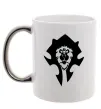 Чашка с цветной ручкой The Bifactional Warcraft Symbol Серебро фото