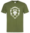 Чоловіча футболка World of Warcraft Alliance Оливковий фото