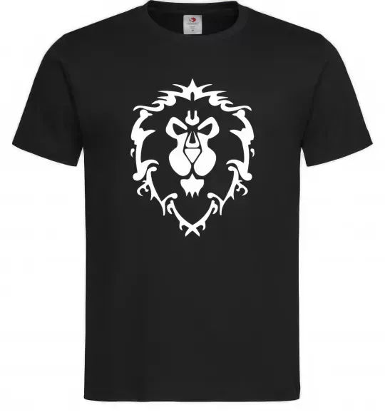 Чоловіча футболка World of Warcraft Alliance Чорний фото