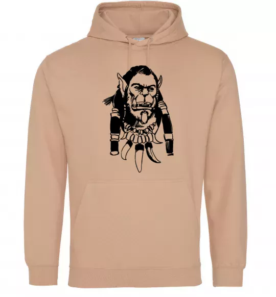 Женская толстовка (худи) Durotan Песочный фото