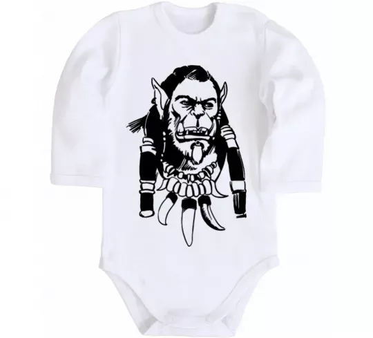 Детский боди Durotan Белый фото