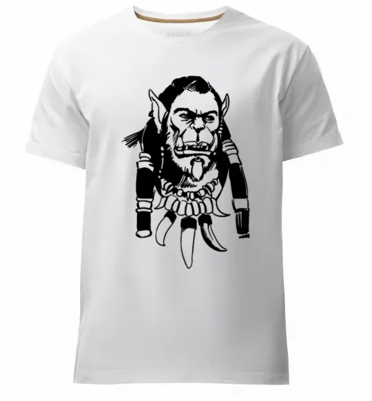 Чоловіча преміум футболка Durotan Білий фото