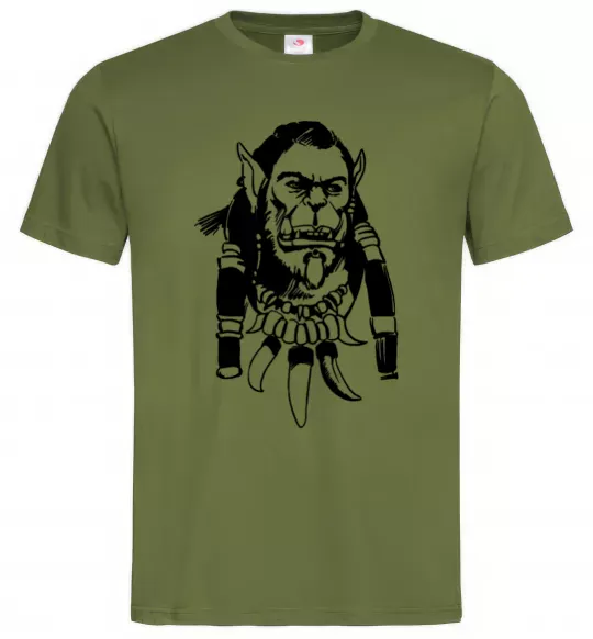 Чоловіча футболка Durotan Оливковий фото