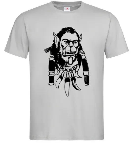 Чоловіча футболка Durotan Сірий фото