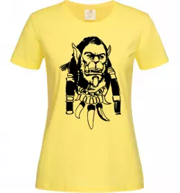 Женская футболка Durotan Лимонный фото