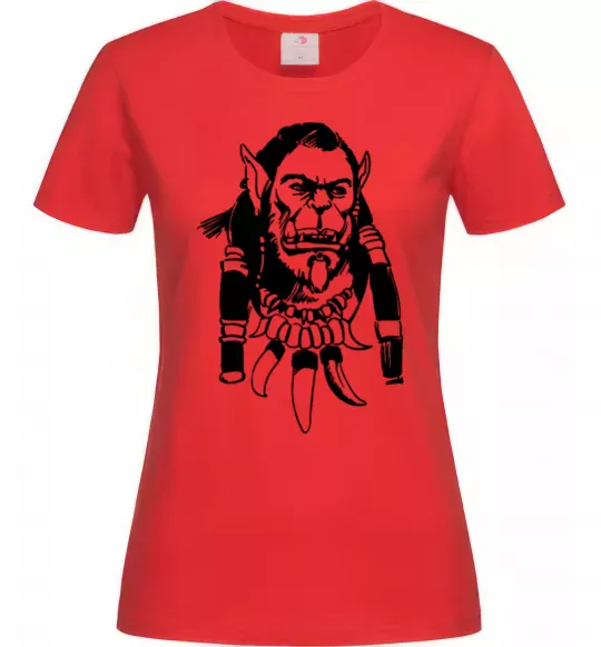 Жіноча футболка Durotan Червоний фото