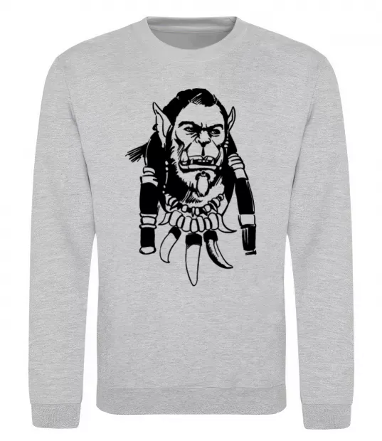 Свитшот Durotan Серый меланж фото