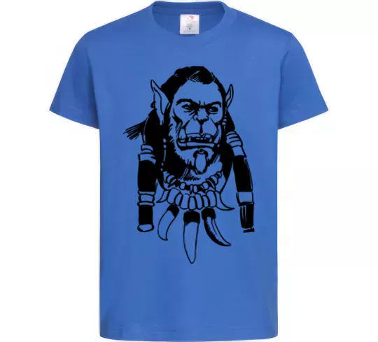 Детская футболка Durotan Ярко-синий фото