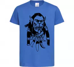 Детская футболка Durotan Ярко-синий фото