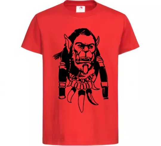 Детская футболка Durotan Красный фото