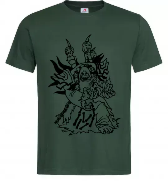 Чоловіча футболка Guldan Темно-зелений фото