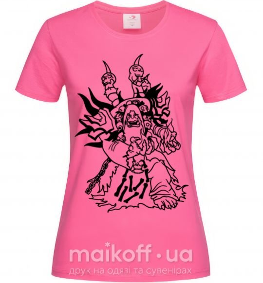 Жіноча футболка Guldan Яскраво-рожевий фото