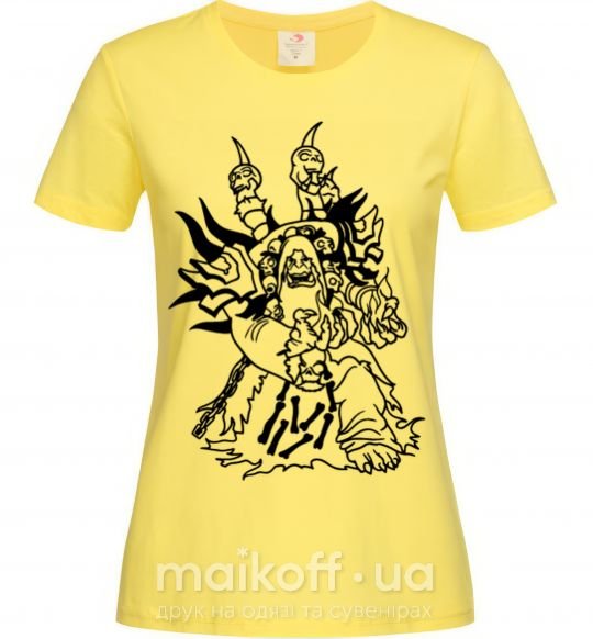 Жіноча футболка Guldan Лимонний фото