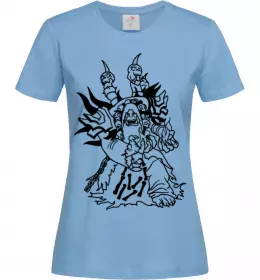 Женская футболка Guldan Голубой фото