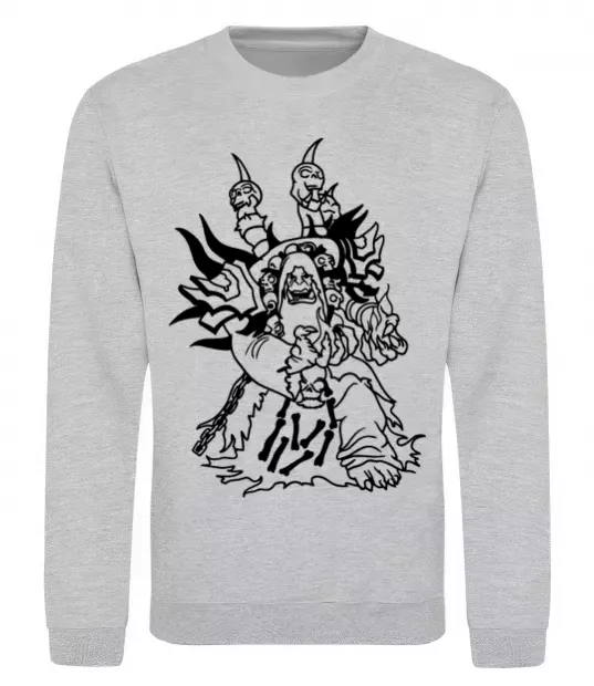 Світшот Guldan Сірий меланж фото