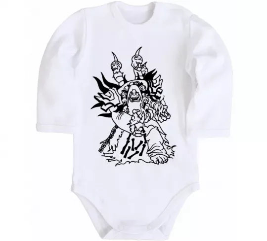 Дитячий бодік Guldan Білий фото