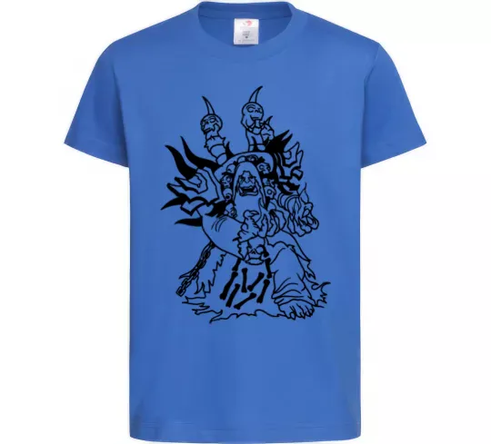 Детская футболка Guldan Ярко-синий фото