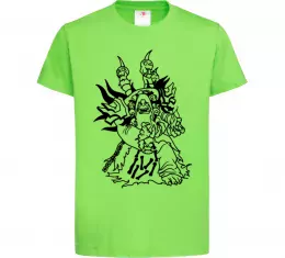 Детская футболка Guldan Лаймовый фото