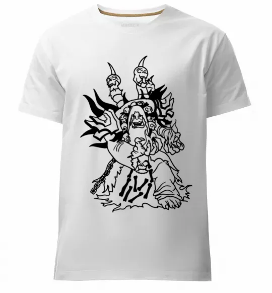 Мужская премиум футболка Guldan Белый фото