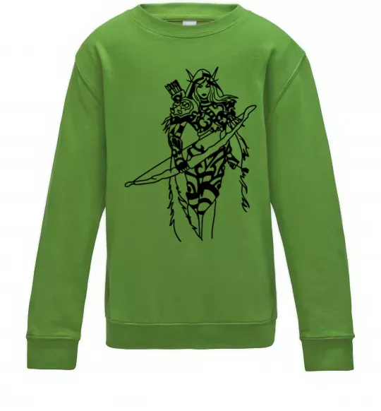 Детский Свитшот Windrunner Лаймовый фото