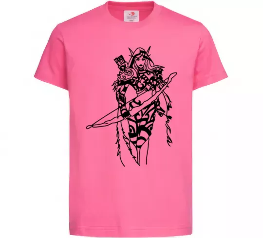 Дитяча футболка Windrunner Яскраво-рожевий фото